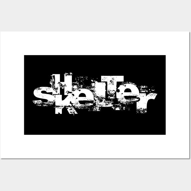 Helter Skelter Typography Design Wall Art by SATUELEVEN